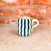 Striped wavy mug