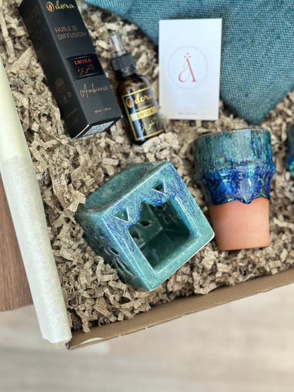 Turquoise gift box