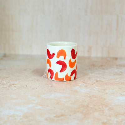 Patterned coffee mug