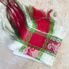 White and red Kdib scarf