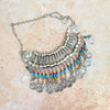 Dihia silver and turquoise Amazigh necklace