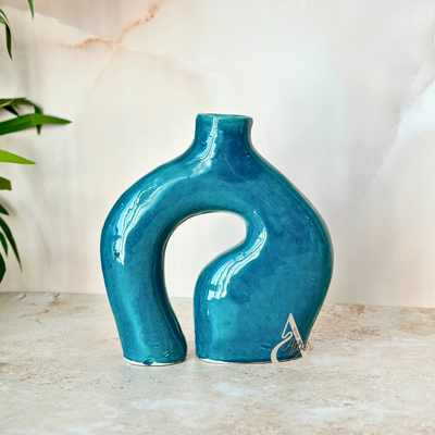Atlas handmade varnished vase