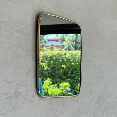 Afaw small brass mirror