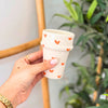 Tayri beldi glass with orange heart