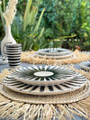 Black Tafoukt plate set (6 pieces)