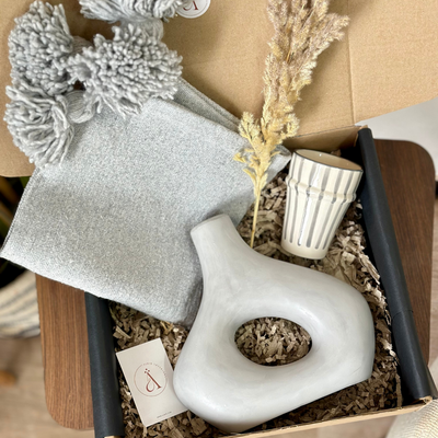 Tanara Light Grey Handcrafted Gift Box