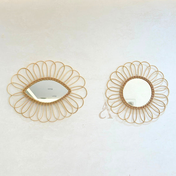 Tayourt oval mirror