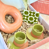 Olive green Tafoukt handcrafted gift box