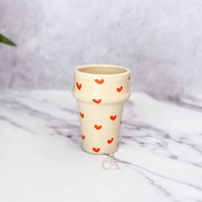 Beldi Tayri orange heart mug