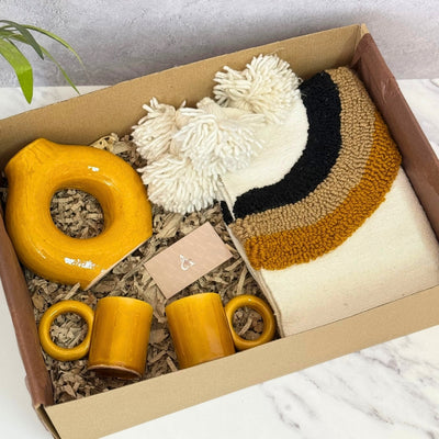 XL Mustard Yellow Handcrafted Gift Box