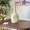 Small cream bottle handmade vase