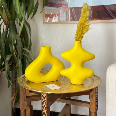 Yellow pampas