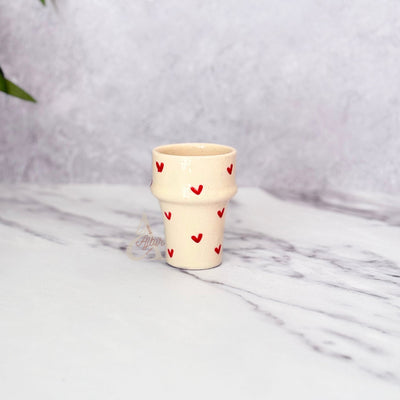 Beldi Tayri red heart mug