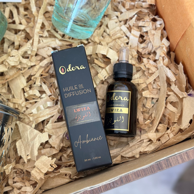 Handmade clear carafe gift box