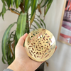 Porte savon ovale doré en cuivre 5 - Ajbir