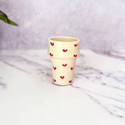Tayri beldi red heart glass