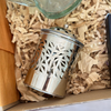 Handmade clear carafe gift box