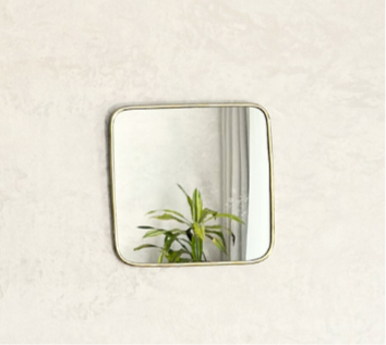 Afaw Medium Brass Mirror