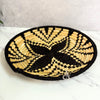 Berber handmade tray Titrit black and beige 45cm
