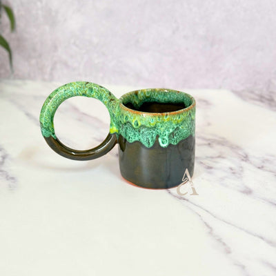 Two-tone green mug