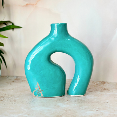 Atlas handmade varnished vase