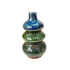 Vase Aboukal vert et bleu - Ajbir