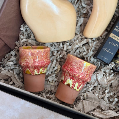 XL Atlas beige handcrafted gift box
