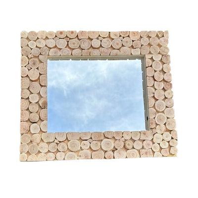 Miroir Rotins de bois - Ajbir
