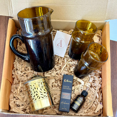 Brown Carafe Handcrafted Gift Box
