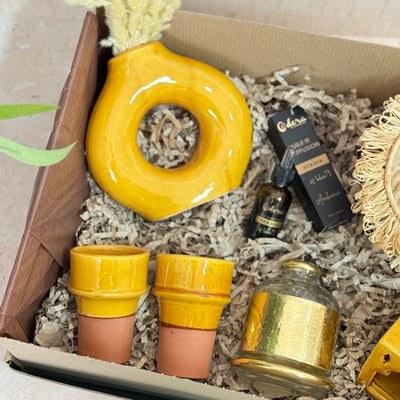 XL Mustard Yellow Handcrafted Gift Box