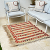 Tapis Extérieur en osier et laine 1m55/1m20