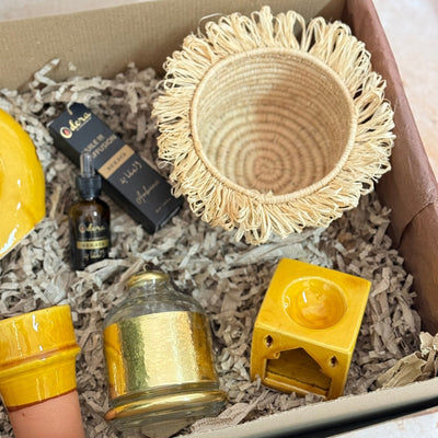 XL Mustard Yellow Handcrafted Gift Box