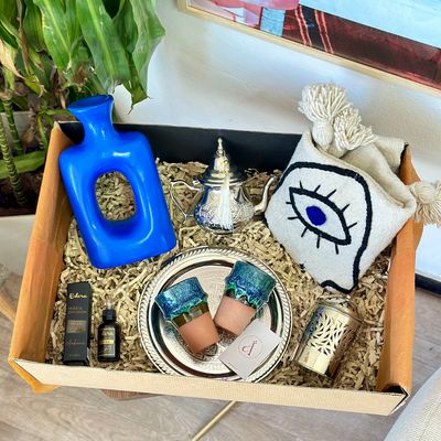 XL Riad Blue Handcrafted Gift Box