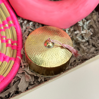 XL fuchsia pink handcrafted gift box