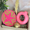 XL fuchsia pink handcrafted gift box
