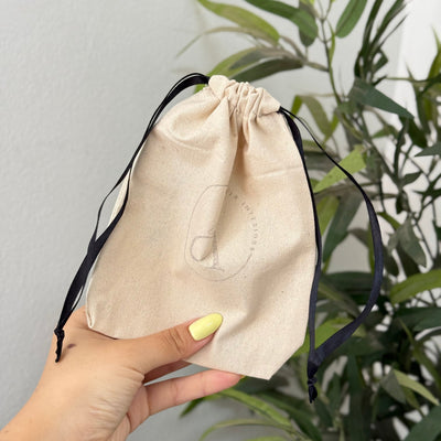 Cotton canvas gift bag cover