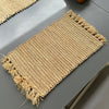 Rectangular raffia placemat (2 pieces)
