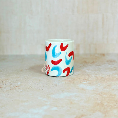Patterned coffee mug
