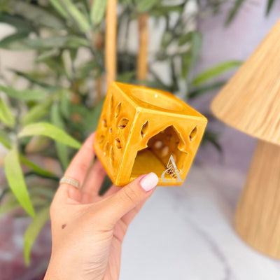 Yellow tizwelt handcrafted gift box