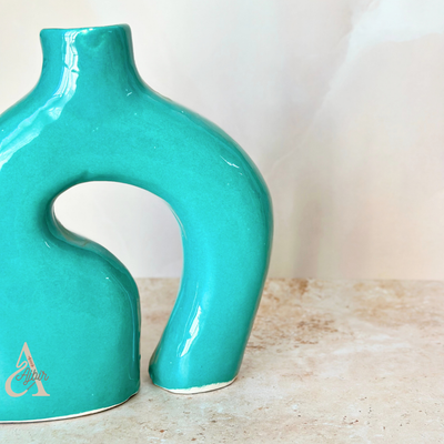 Atlas handmade varnished vase