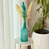 Turquoise bottle vase