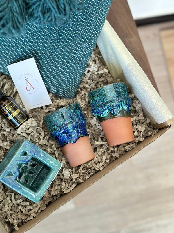 Turquoise gift box