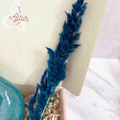 Turquoise handcrafted gift box