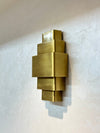 Tagant wall light in gilded brass