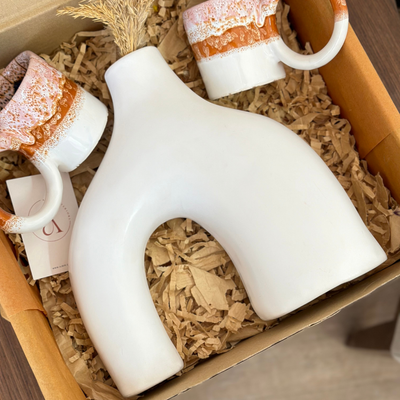 Azul White Handcrafted Gift Box