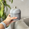 Grey curved storage box