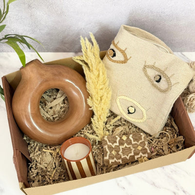 XL Ain Marron handcrafted gift box