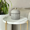 Grey curved storage box