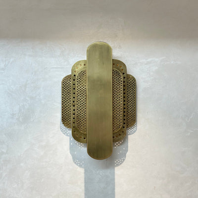 Inana wall sconce in gilded brass