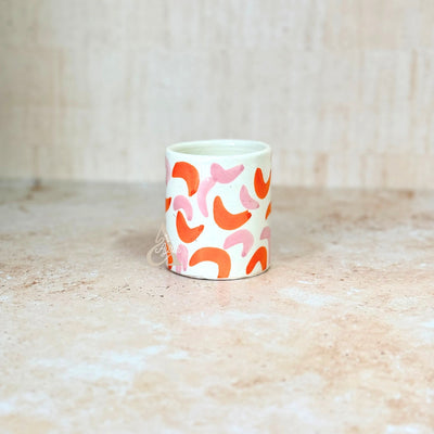 Patterned coffee mug